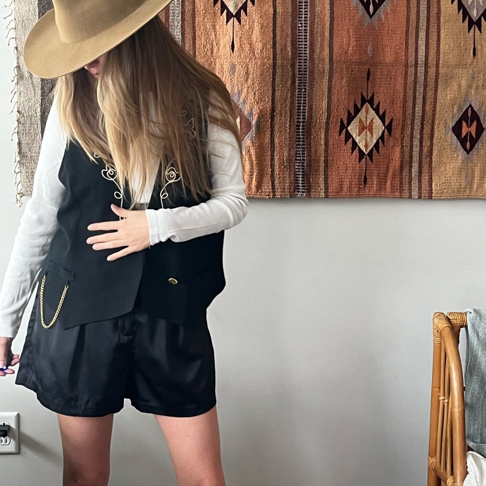 Vintage embroidery vest